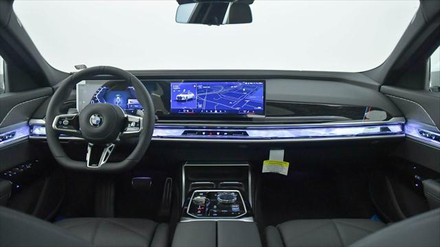 new 2025 BMW 740 car, priced at $97,525