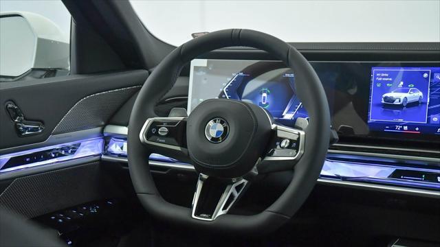 new 2025 BMW 740 car, priced at $97,525