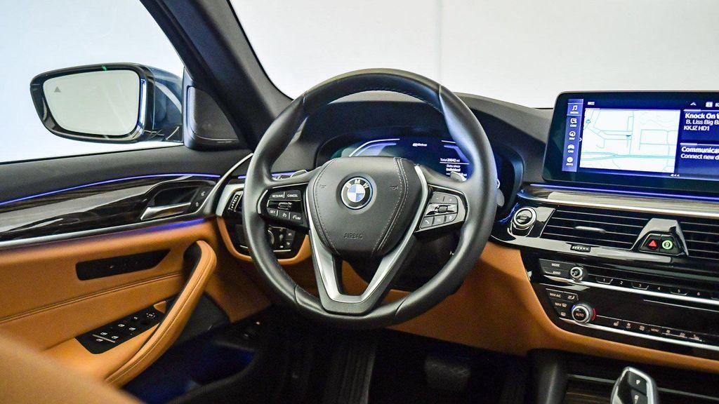 used 2022 BMW 530e car, priced at $33,458
