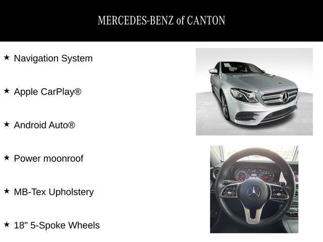 used 2019 Mercedes-Benz E-Class car, priced at $18,995