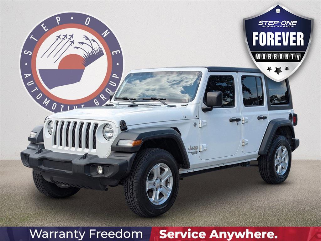 used 2021 Jeep Wrangler Unlimited car, priced at $21,947