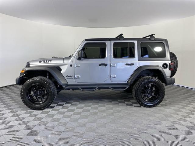 used 2021 Jeep Wrangler car, priced at $32,587