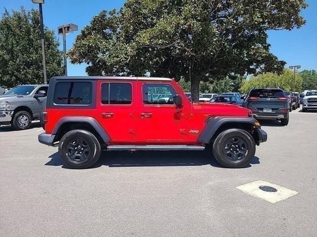 used 2021 Jeep Wrangler Unlimited car, priced at $29,011