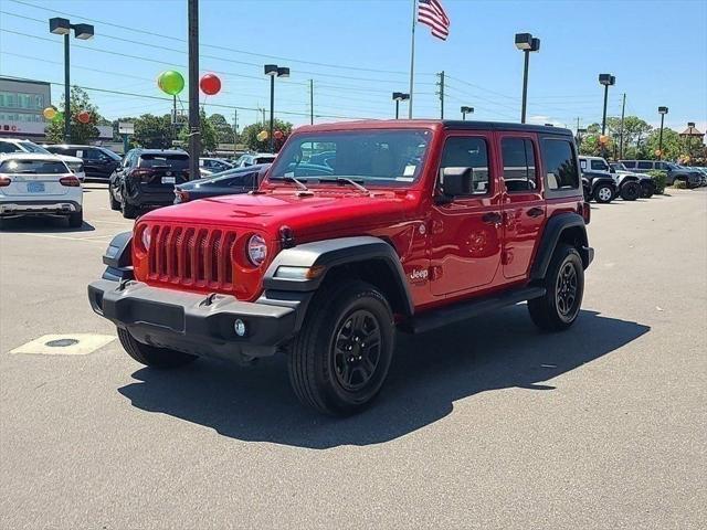 used 2021 Jeep Wrangler Unlimited car, priced at $29,011