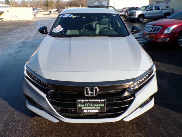 used 2021 Honda Accord car, priced at $21,450