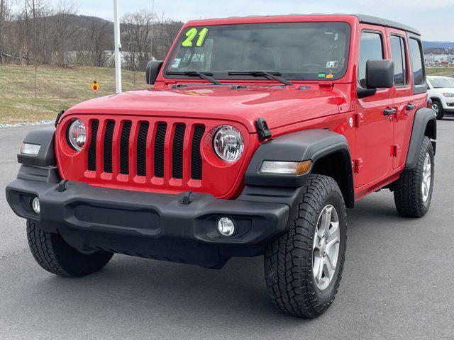 used 2021 Jeep Wrangler Unlimited car, priced at $31,988