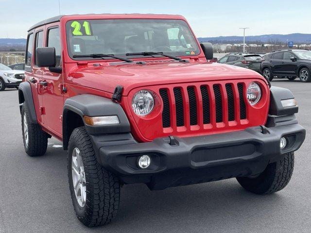 used 2021 Jeep Wrangler Unlimited car, priced at $32,788