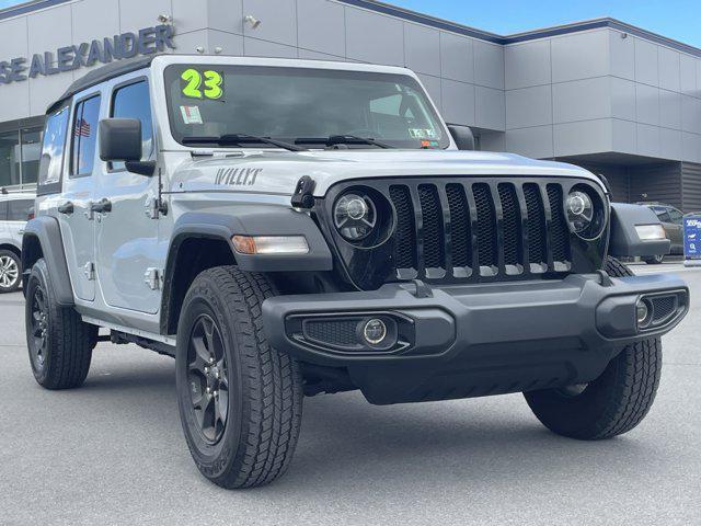 used 2023 Jeep Wrangler car, priced at $30,000