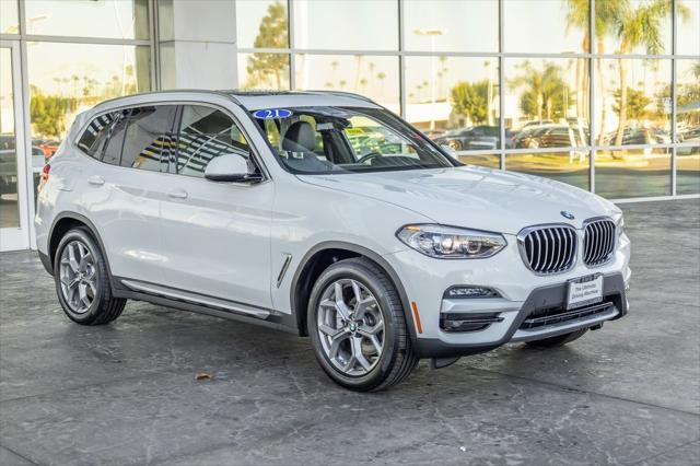 used 2021 BMW X3 car, priced at $31,990