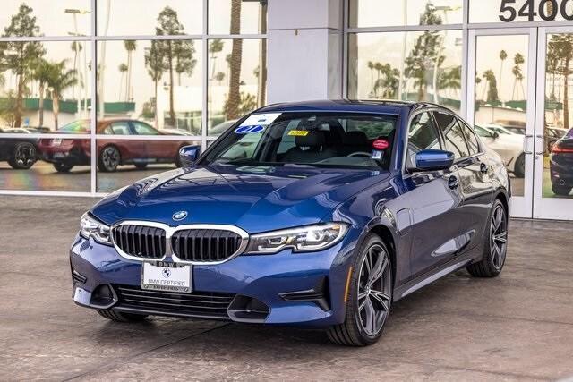 used 2021 BMW 330e car, priced at $35,990