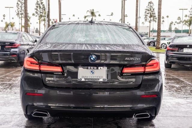 used 2023 BMW 530e car, priced at $50,490
