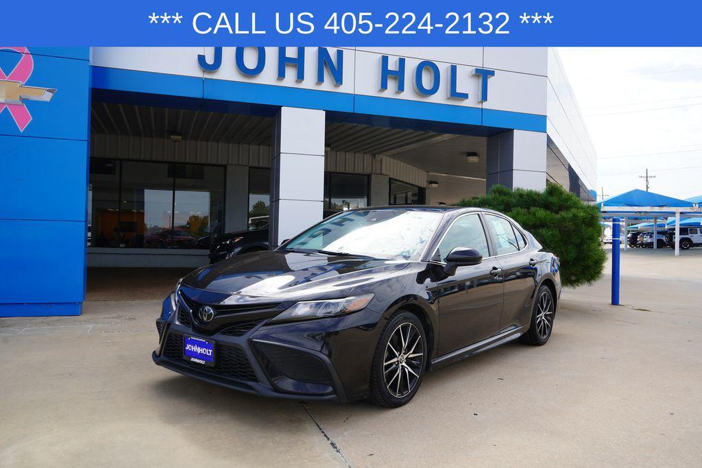 used 2021 Toyota Camry car, priced at $18,000
