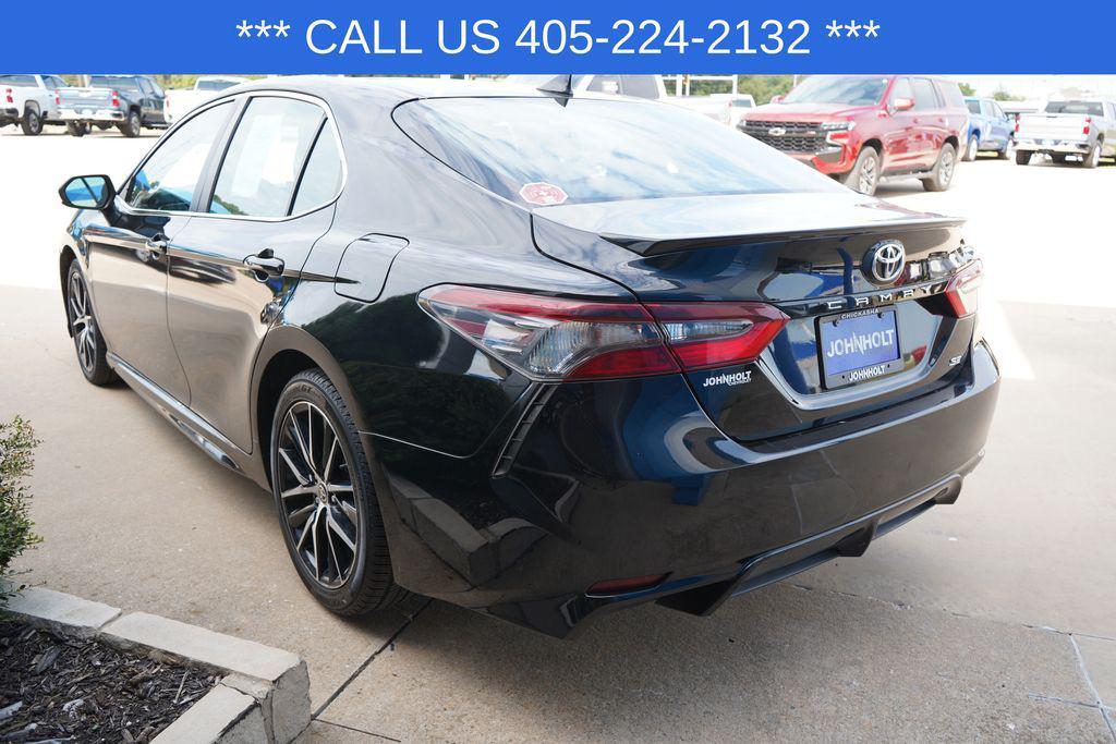used 2021 Toyota Camry car, priced at $18,000