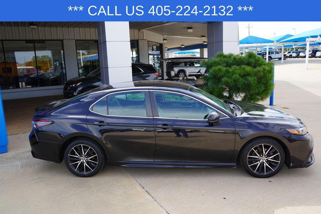 used 2021 Toyota Camry car, priced at $18,000