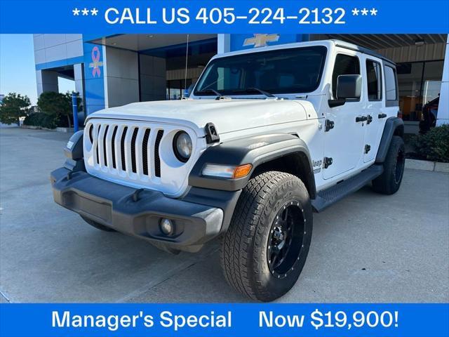 used 2019 Jeep Wrangler Unlimited car, priced at $19,900