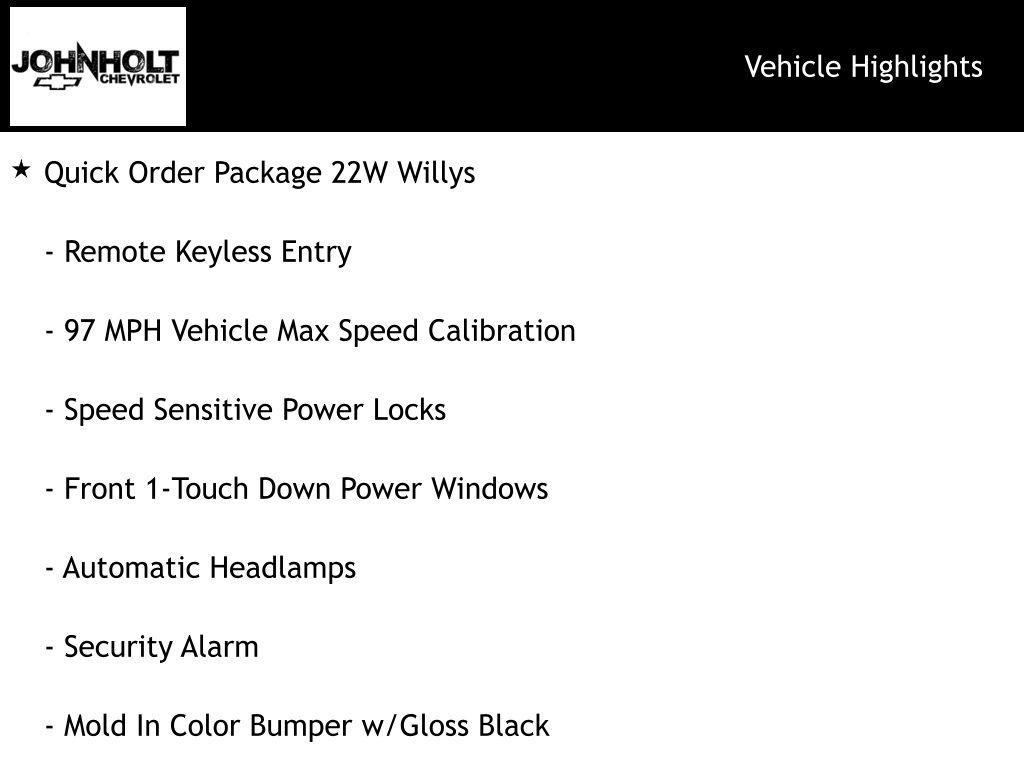 used 2022 Jeep Wrangler car, priced at $29,817