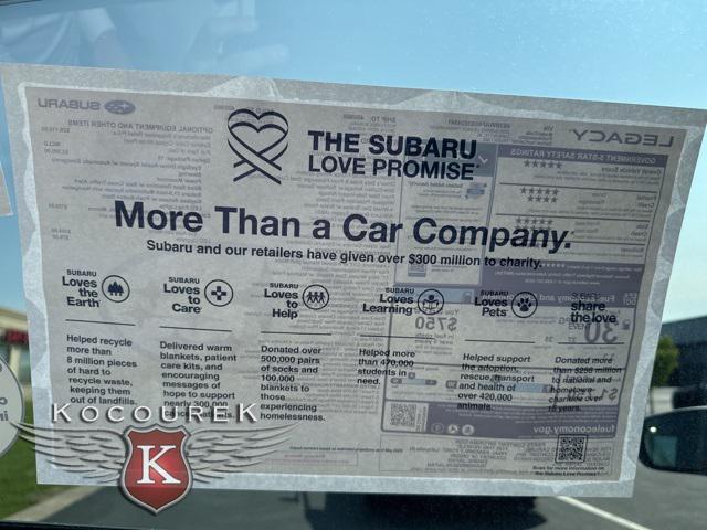 new 2025 Subaru Legacy car, priced at $33,786