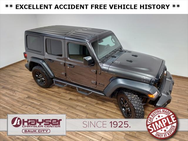 used 2023 Jeep Wrangler car, priced at $33,850