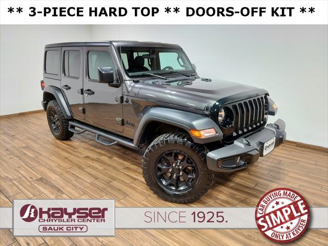 used 2023 Jeep Wrangler car, priced at $36,590