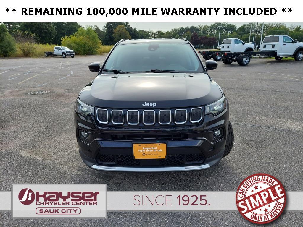 used 2022 Jeep Compass car, priced at $21,250