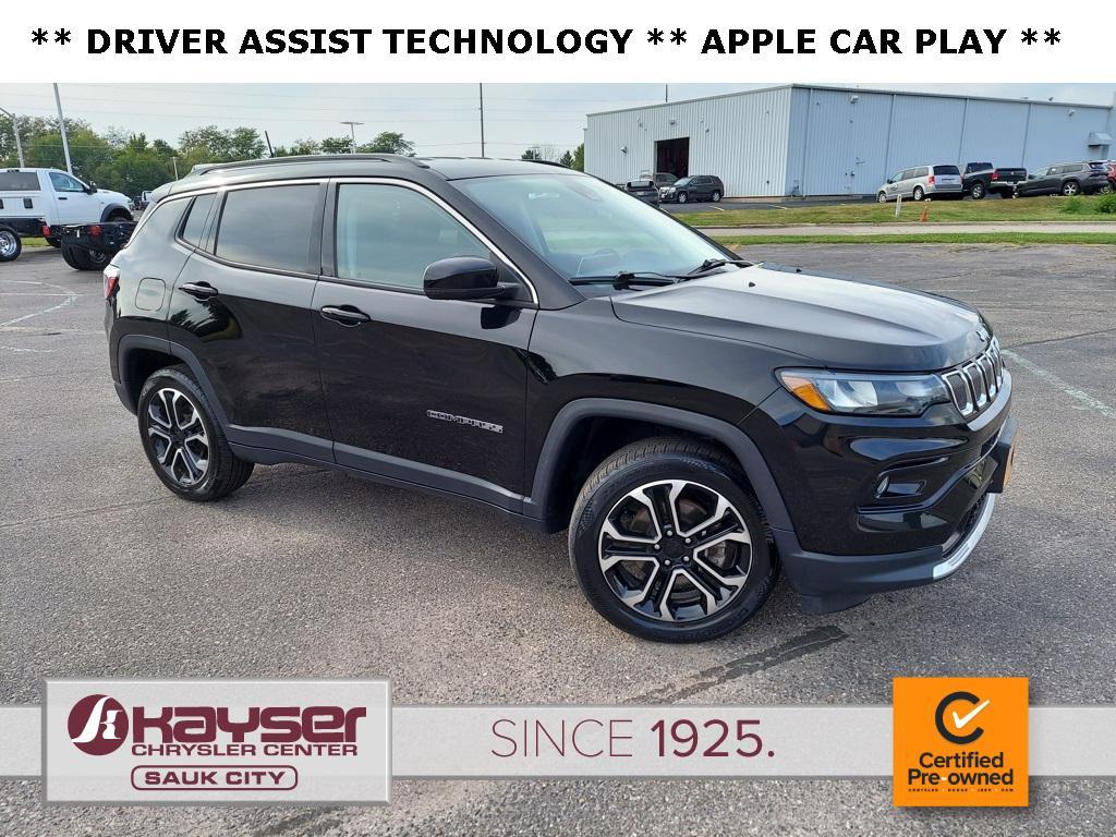 used 2022 Jeep Compass car, priced at $21,250