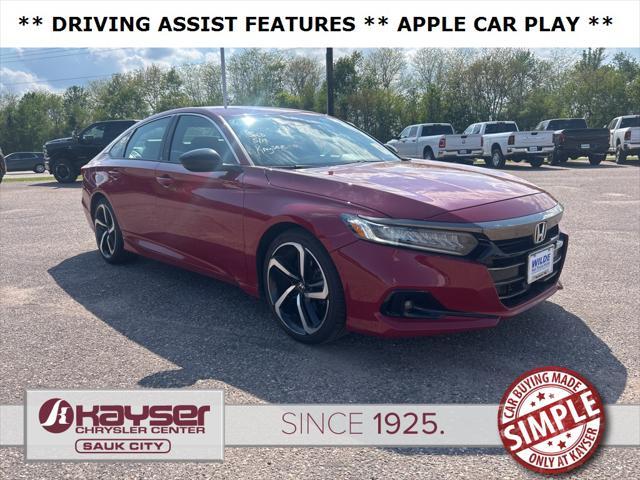 used 2021 Honda Accord car, priced at $23,920