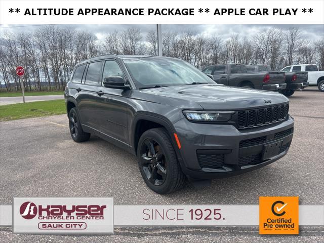 used 2021 Jeep Grand Cherokee L car, priced at $30,500