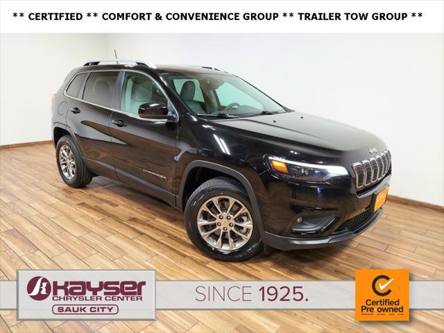 used 2021 Jeep Cherokee car, priced at $23,350