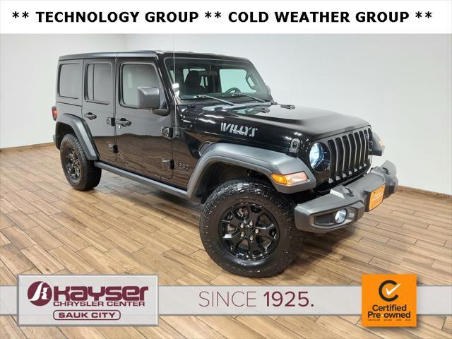 used 2020 Jeep Wrangler Unlimited car, priced at $25,375