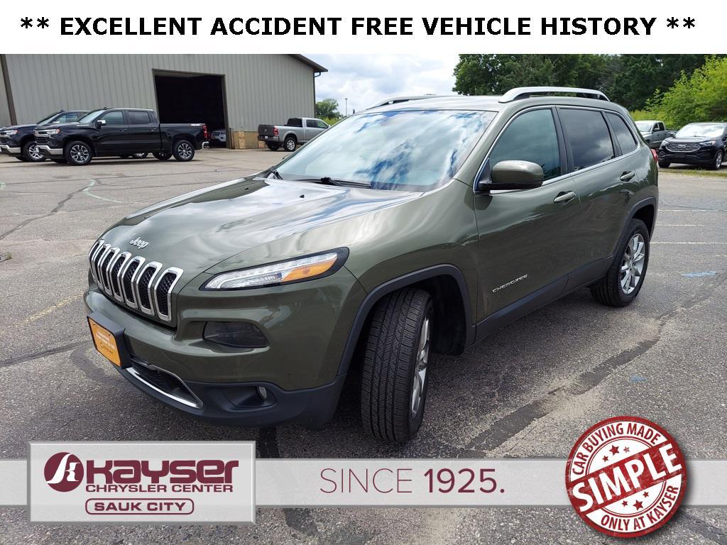 used 2018 Jeep Cherokee car, priced at $15,700