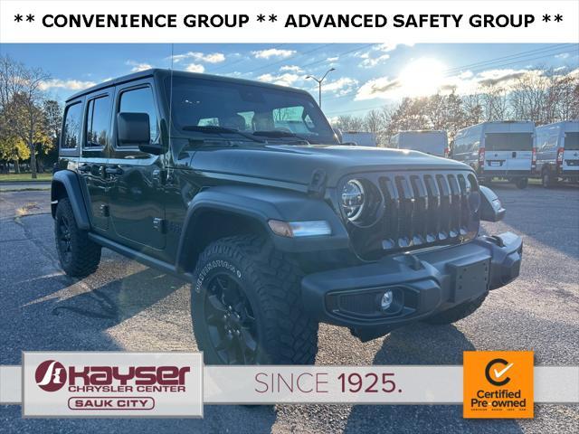 used 2022 Jeep Wrangler car, priced at $33,950