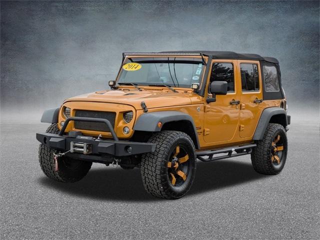 used 2014 Jeep Wrangler Unlimited car, priced at $19,755