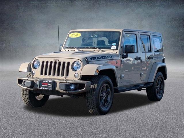 used 2016 Jeep Wrangler Unlimited car, priced at $23,955