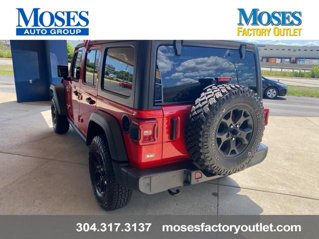 used 2021 Jeep Wrangler car, priced at $30,256