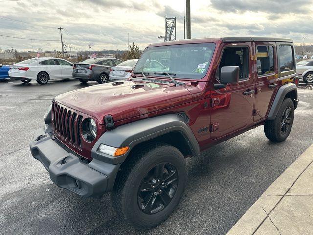 used 2021 Jeep Wrangler Unlimited car, priced at $30,998