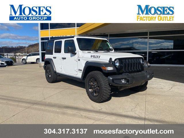 used 2022 Jeep Wrangler Unlimited car, priced at $33,027