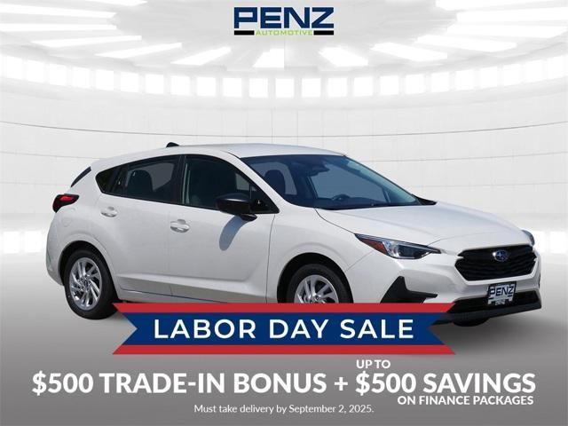 new 2025 Subaru Impreza car, priced at $26,220