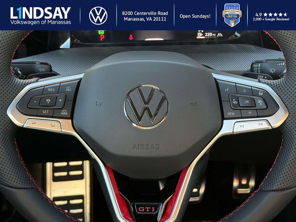 new 2025 Volkswagen Golf GTI car, priced at $39,140