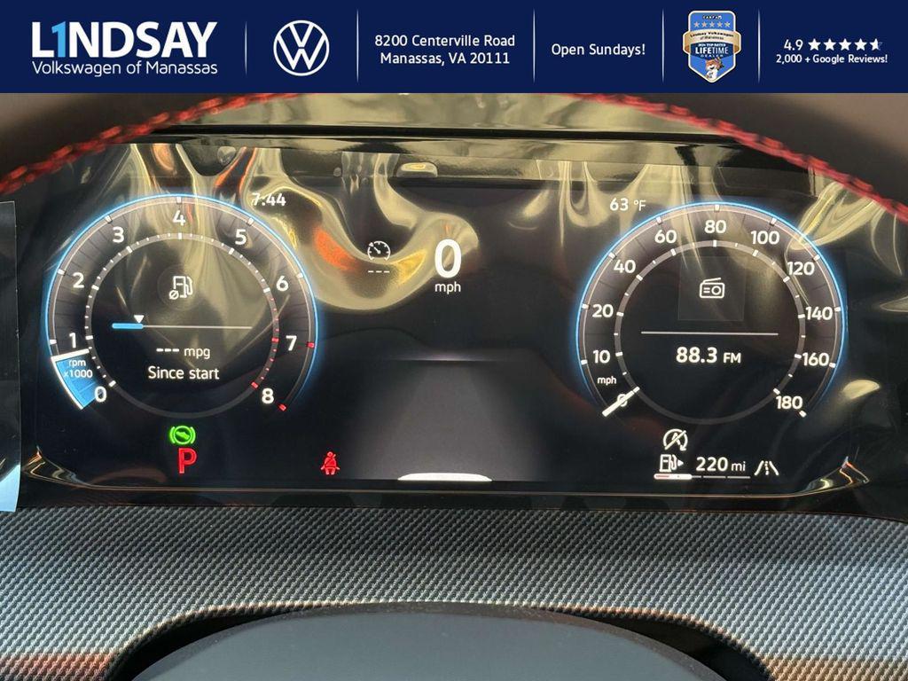 new 2025 Volkswagen Golf GTI car, priced at $39,140