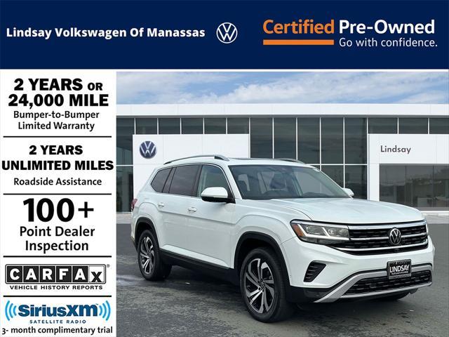 used 2021 Volkswagen Atlas car, priced at $28,997