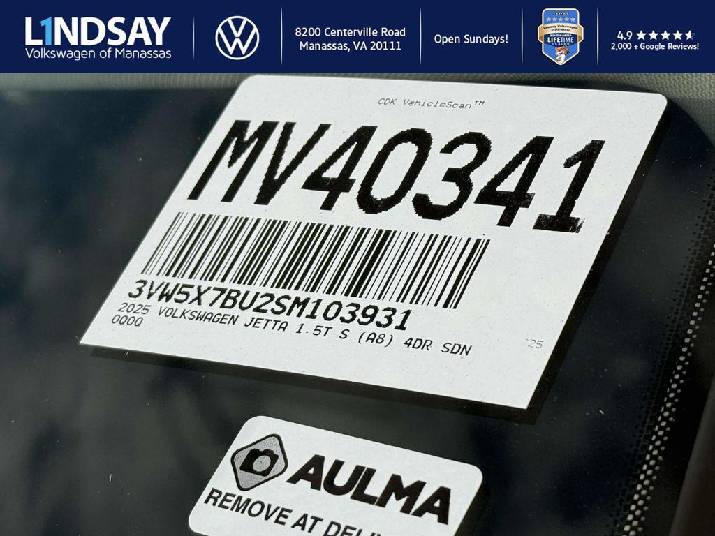 new 2025 Volkswagen Jetta car, priced at $21,623