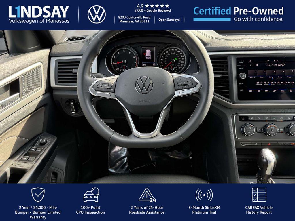 used 2021 Volkswagen Atlas Cross Sport car, priced at $22,997
