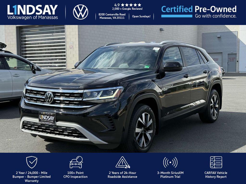 used 2021 Volkswagen Atlas Cross Sport car, priced at $22,997