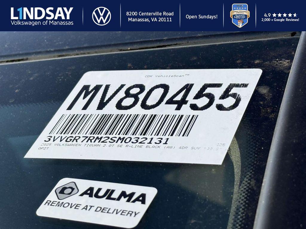 new 2025 Volkswagen Tiguan car, priced at $36,790