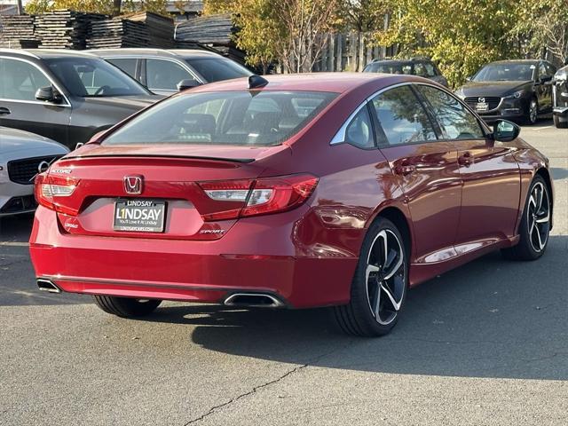 used 2021 Honda Accord car, priced at $23,997