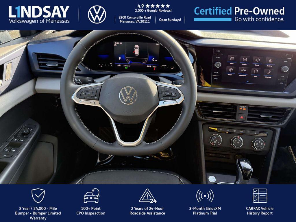 used 2022 Volkswagen Taos car, priced at $21,552