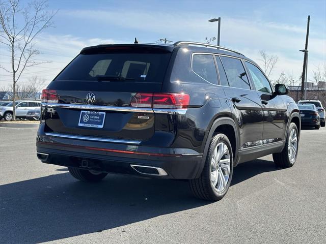 used 2021 Volkswagen Atlas car, priced at $22,577