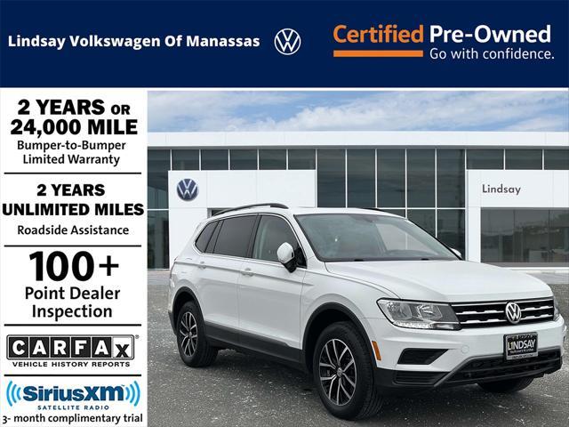 used 2021 Volkswagen Tiguan car, priced at $20,777