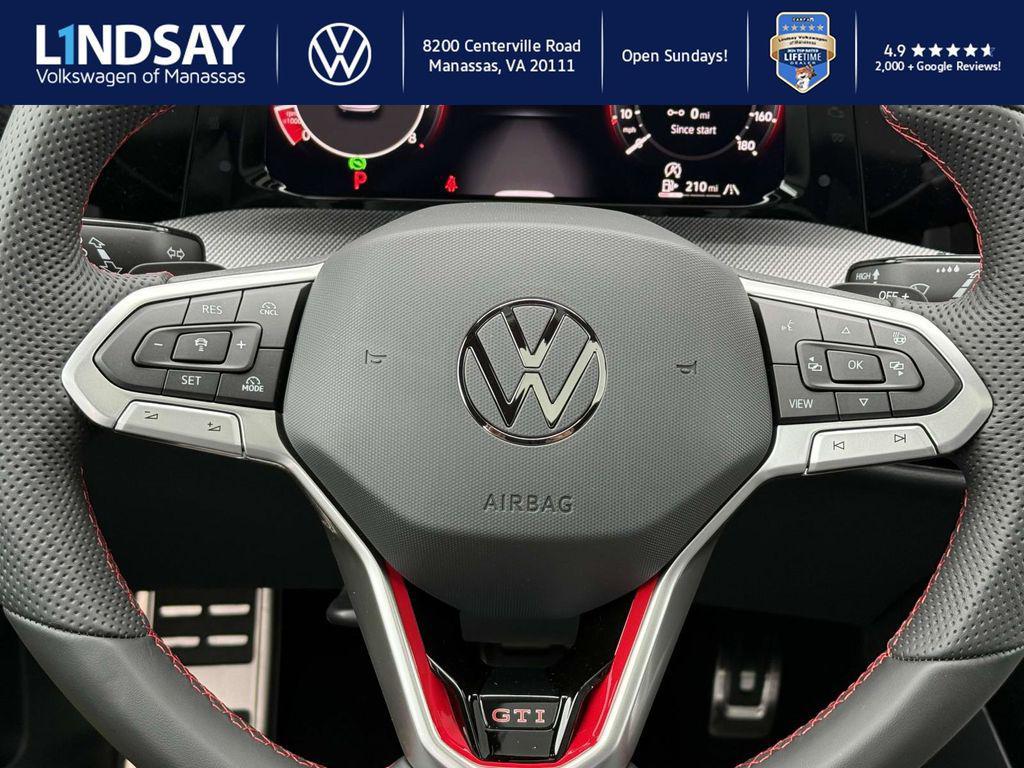 new 2025 Volkswagen Golf GTI car, priced at $39,279