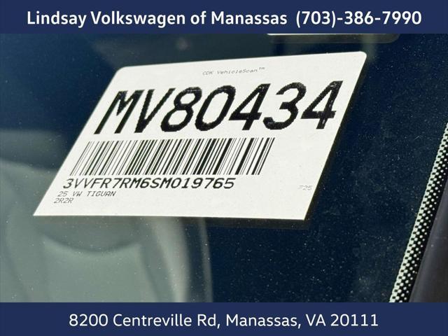 new 2025 Volkswagen Tiguan car, priced at $32,317